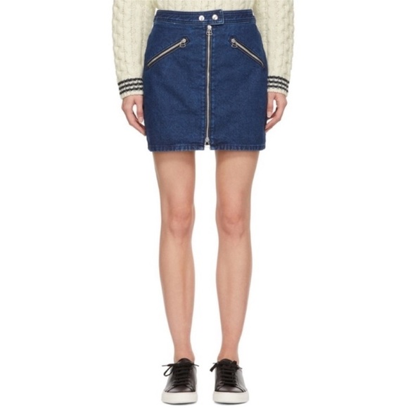 Rag and bone marcy racer denim mini skirt size 25 - Picture 1 of 12